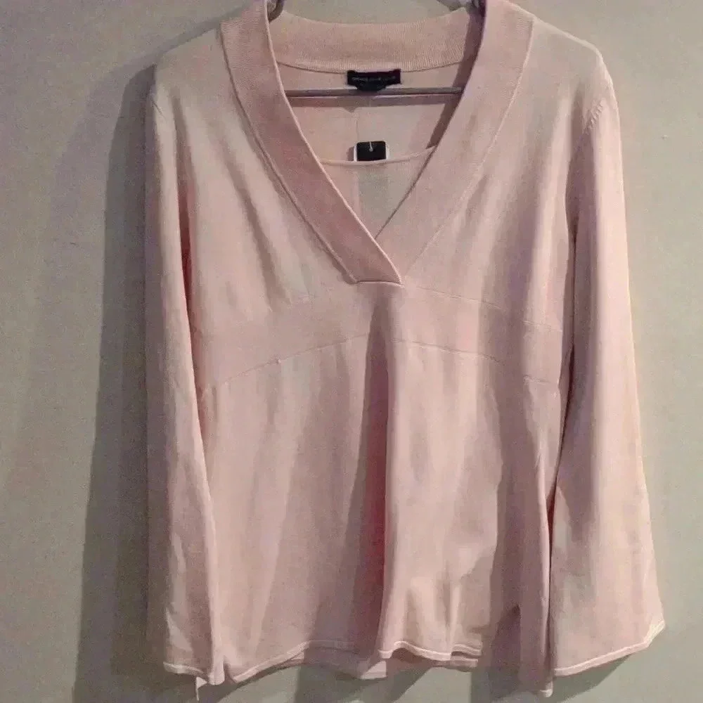 Nwt Grace Dane Lewis Sweater Color Misty Rose Size Large